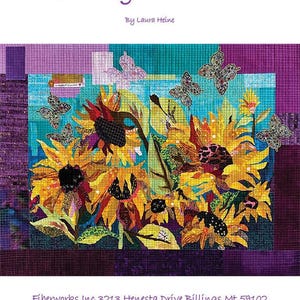 Collage Quilt Pattern Facing The Sun by Laura Heine