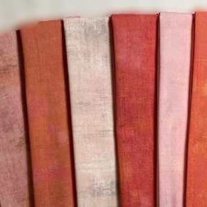 Grunge Moda Fabrics 10 Piece Peaches and Pinks Set