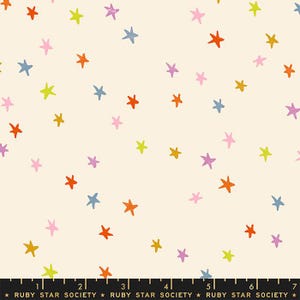 Ruby Star Starry Multi 1 Yard by Alexia Abegg