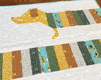 Weenie Dog Quilt Pattern All Wrapped Up Jelly Roll Friendly by Stacy Iest Hsu