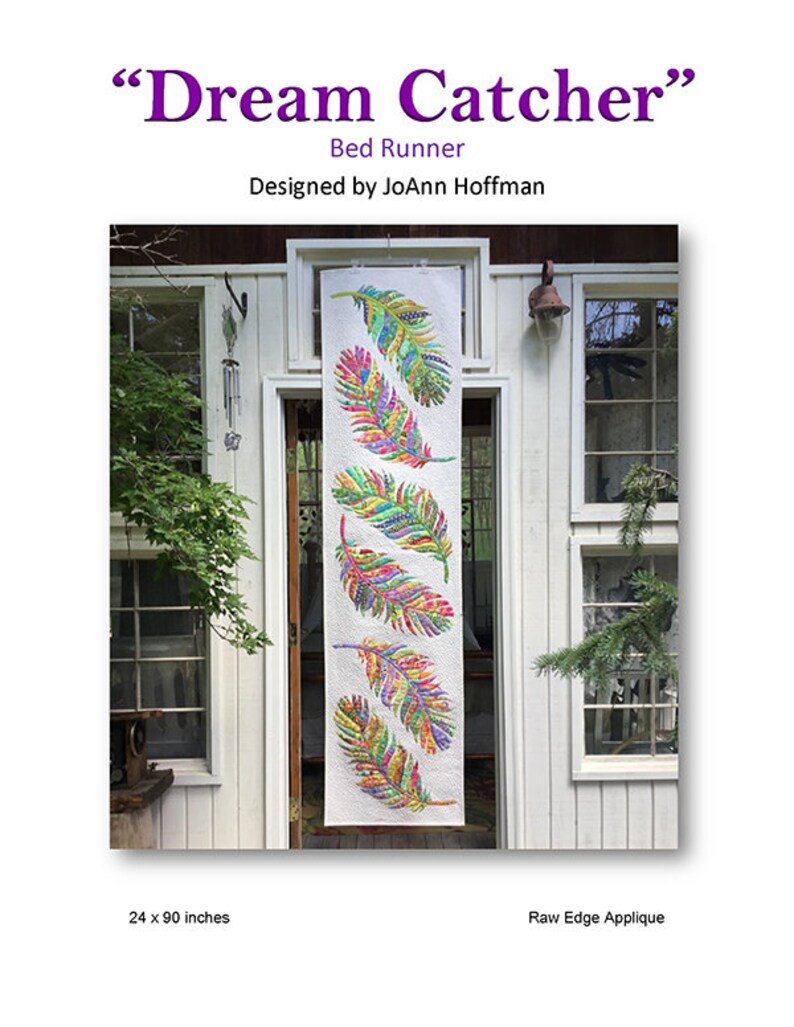 Dream Catcher Quilt Bed Runner Pattern by JoAnn Hoffman Etsy