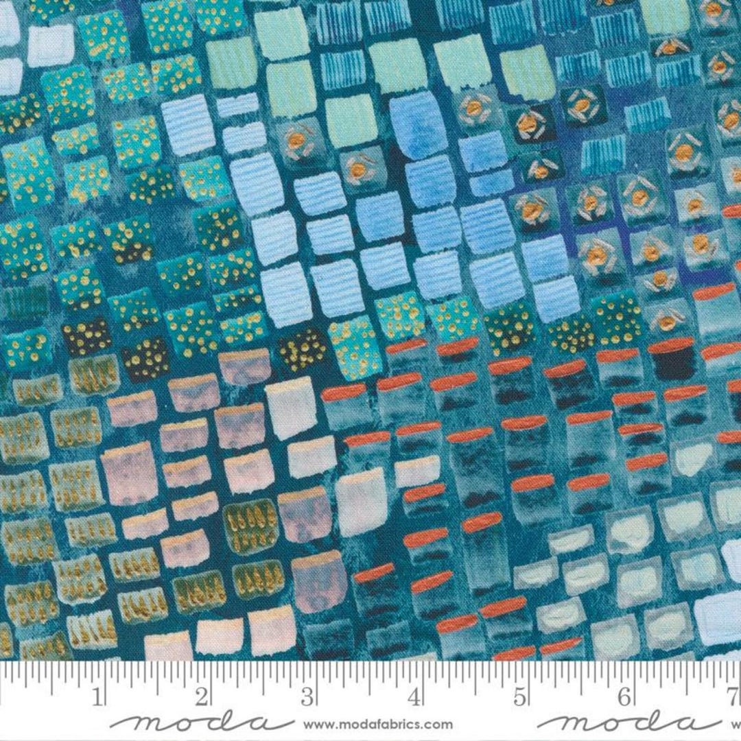 Moda Fabrics Create Joy Project Desert Oasis Lake Powell 1 Yard - Etsy