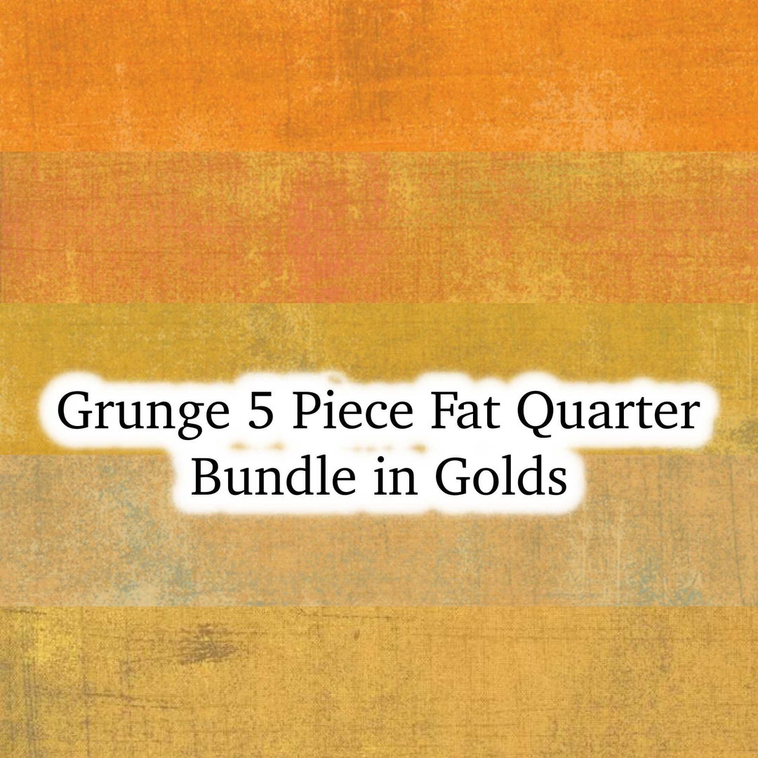 Moda Fabrics Grunge 5 Piece Bundle in Golds - Etsy