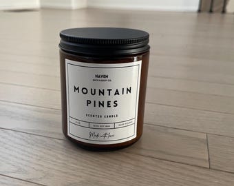 Beautiful Scented Candle 7 oz. | Natural Soy Wax | Self Care | Gifts for Women or Men