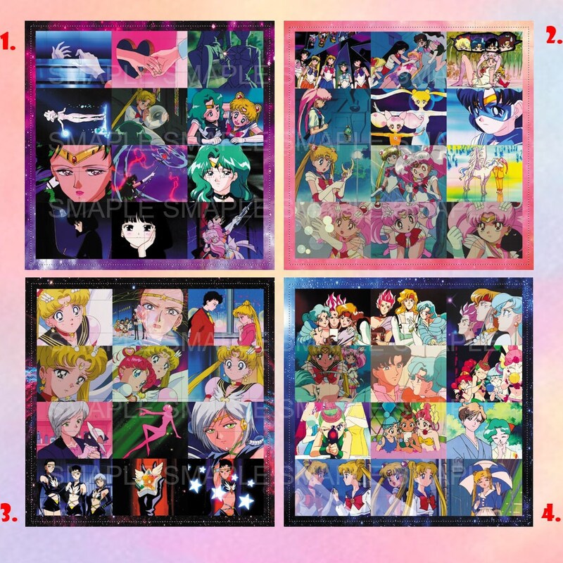 Sailor Moon Stickers Etsy