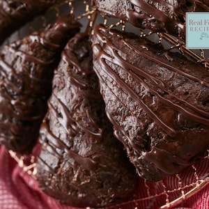 Gluten Free Chocolate Scones Recipe Brunch Chocolate Scone Pastry Moist Brownie Biscuit Digital Download Baked Bread Freezer Afternoon Tea