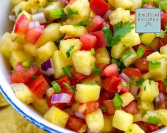 Tropical Salsa Dip Recipe Mexican Dish Sweet and Spicy Appetizer