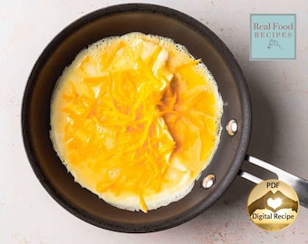 Carnivore Omelette Recipe 3 Variations Digital PDF Download High Protein Egg Meal Bacon Cheese and Spinach Options Family Brunch to Suit All