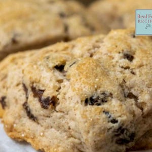 Easy Breakfast Recipe Raisin Scones Sweet Moist Raisins Brunch Biscuit Digital Download Recipe for Baked Goods Afternoon Tea Cakes Cream Tea