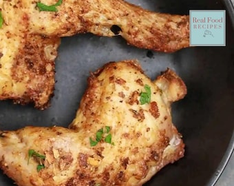 Thai Air-Fryer Poultry Recipe, Basil Duck Chicken Entree, Hassle-Free Family Meal, PDF (Digital Download)