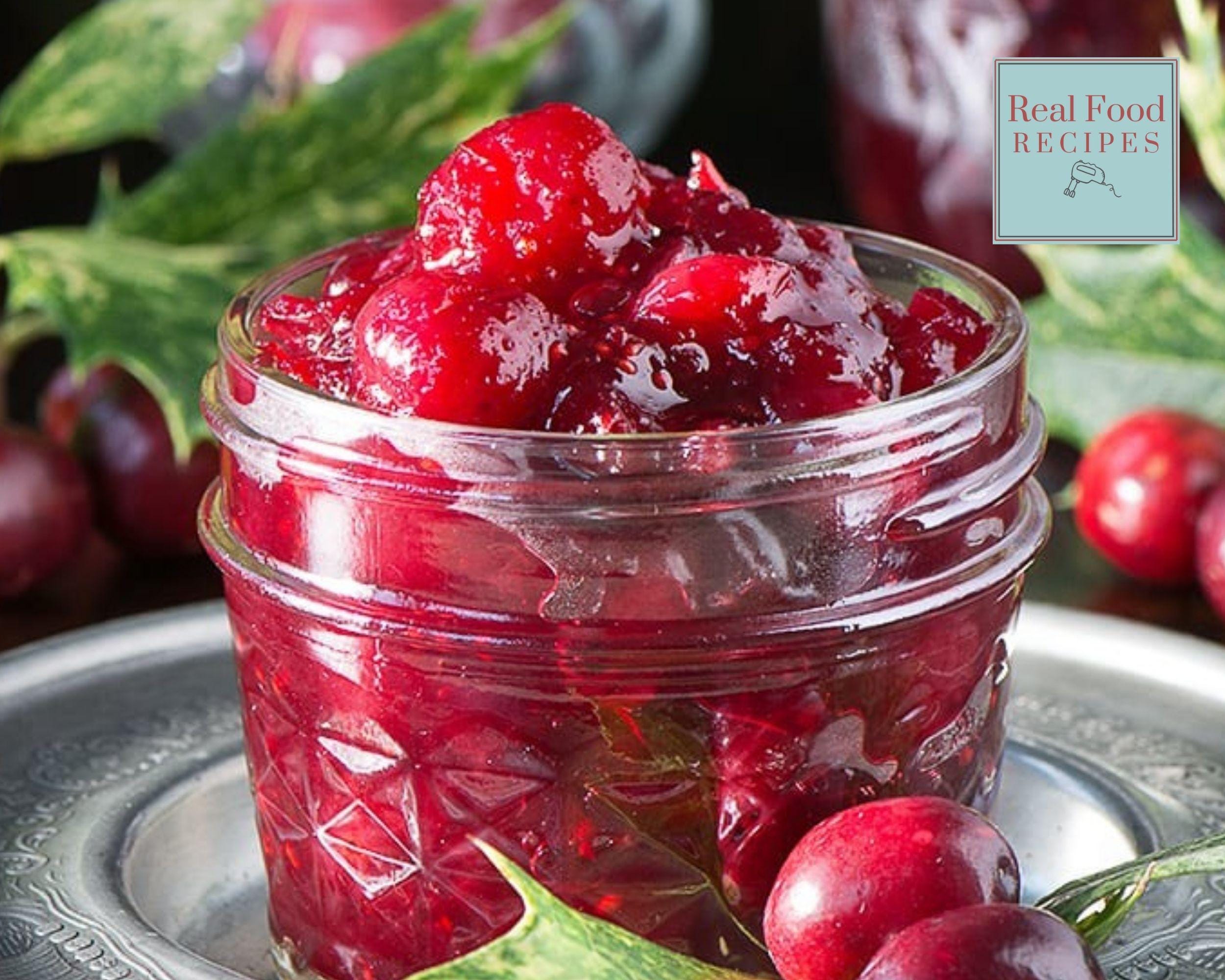 Thanksgiving Condiments Christmas Cranberry Sauce Recipe Digital Download for Fall Season Berry ...
