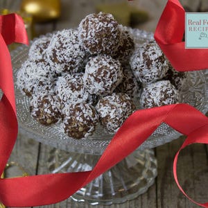 Rum Ball Rezept Einfrieren für Weihnachten Einfaches Jubiläums-Brunch-Menü Beeindruckendes Dessert Foodie-Geschenk-Instant Download Boxing Day Hostess