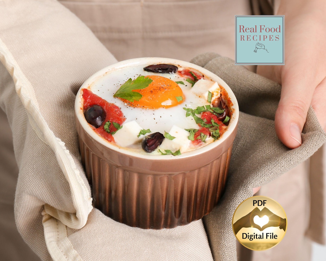 High Protein Ramekin Egg Recipe PDF Digital Download Swiss Baked Eggs ...