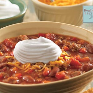 Vegetarisches Chilli-Rezept Familienessen Eintopfmahlzeit Dosenrezepte Lieblingsrezepte Einfach Spicy Gefriermahlzeit Veganes Abendessen Sofort-Download