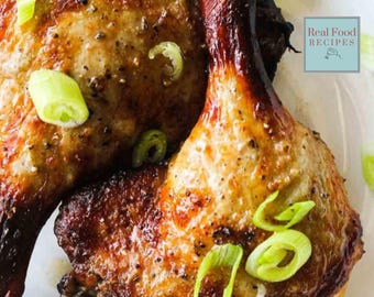 Spicy Asian Duck Recipe, Carnivore Diet Quick Meal, Air-Fryer Crisp Poultry, PDF (Digital Download)