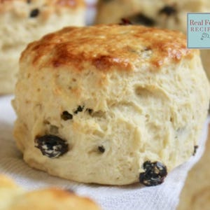 Soft Raisin Scones Recipe Sweet Moist Raisins Brunch Scone Biscuit Digital Download Recipe for Baked Goods Afternoon Tea Cakes for Cream Tea
