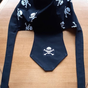 ESCLUSIVO! Modello di cucito Durag - Cuffia chirurgica, Bandana da motociclista, Cappello chemioterapico (modello PDF)