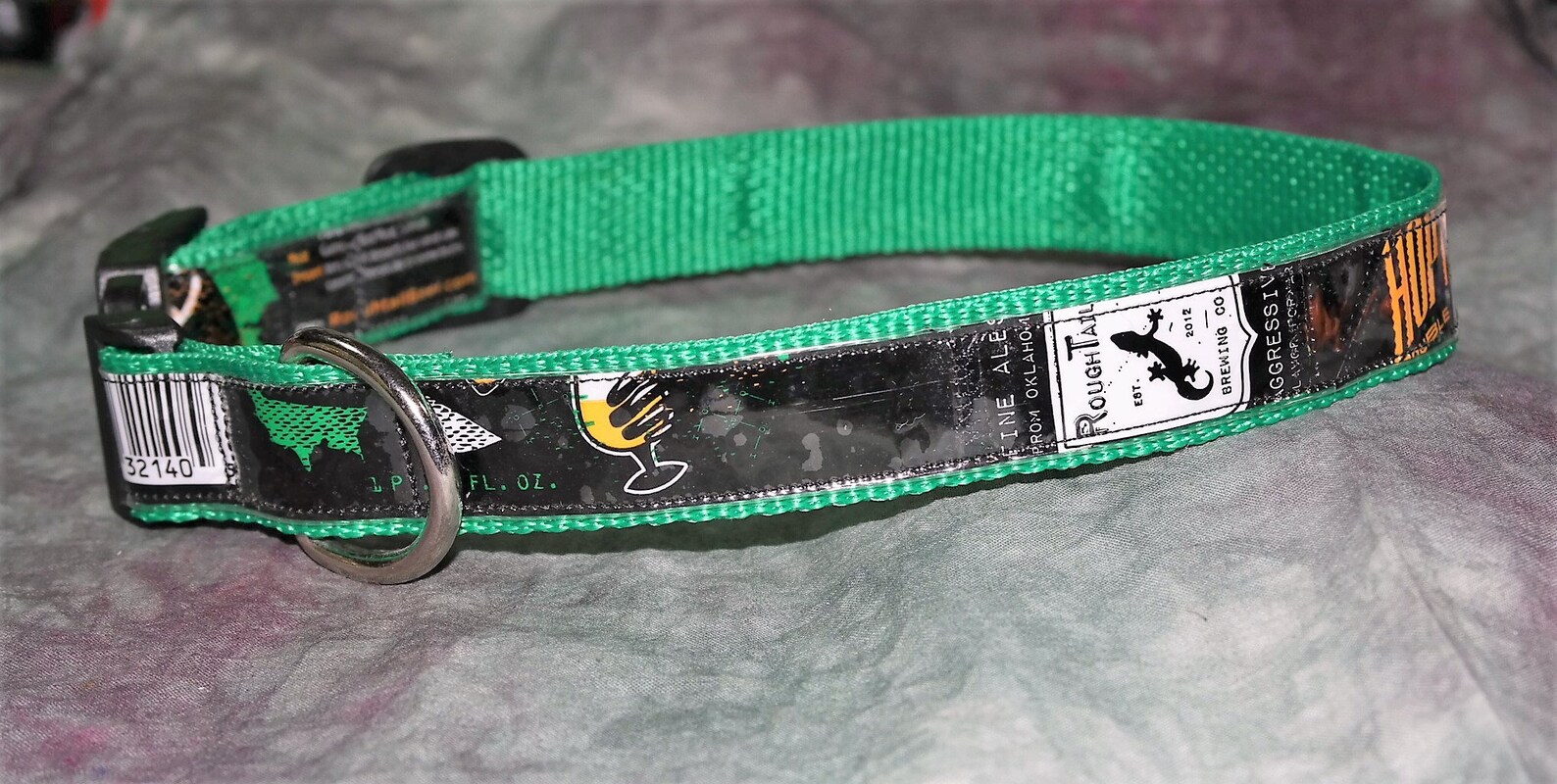 Adjustable Dog Collar From Recycled Roughtail Brewing Etsy