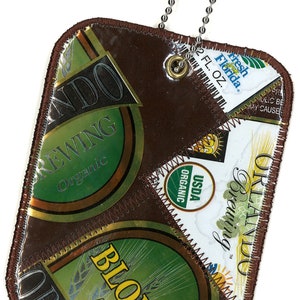 Luggage Tag from Orlando Brewing Organic Blonde Ale Beer Labels image 1