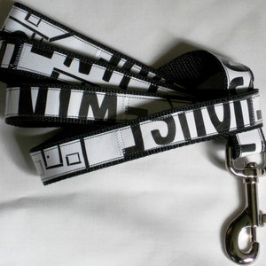 Dog Leash from Recycled House Wine Labels