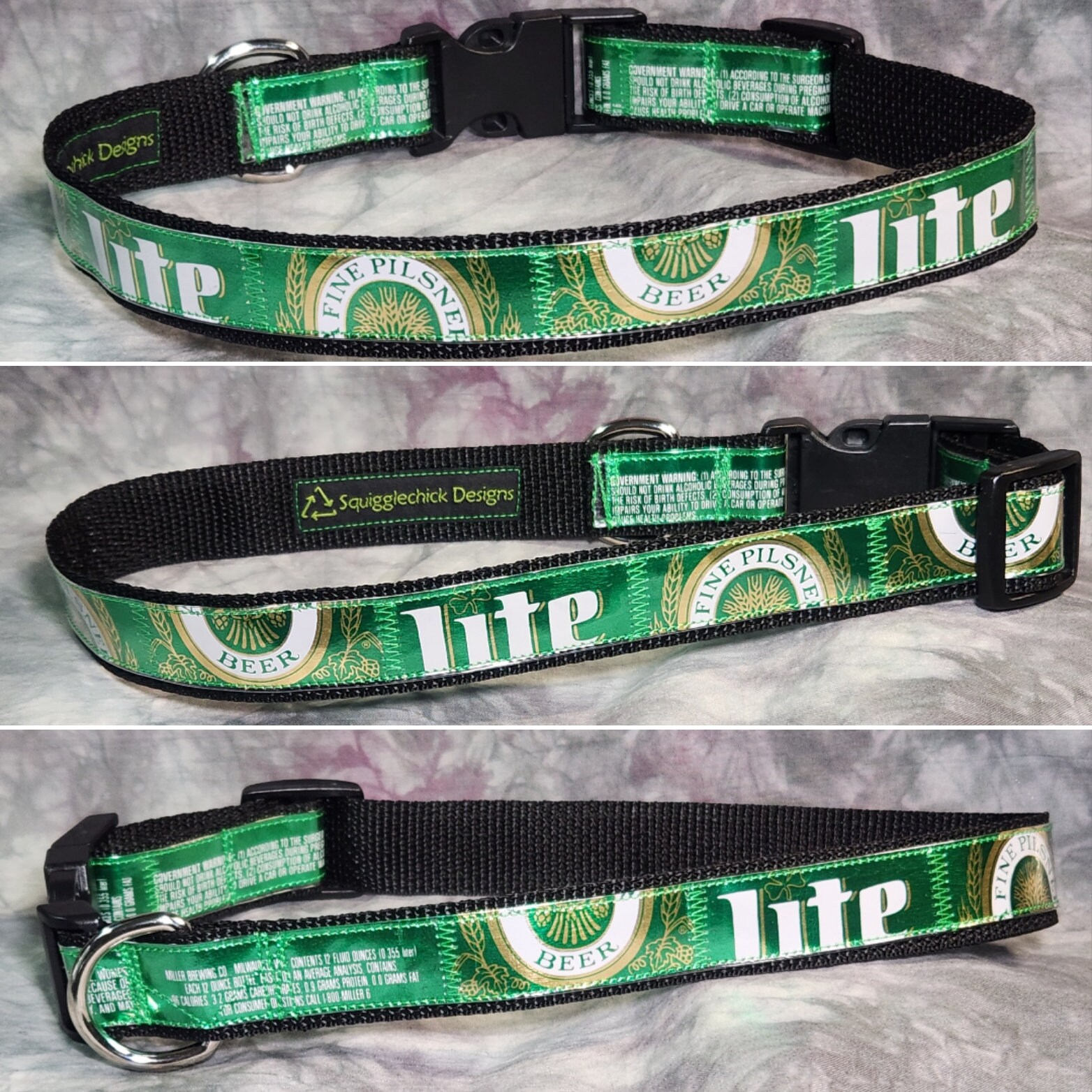 Miller lite hotsell dog collar