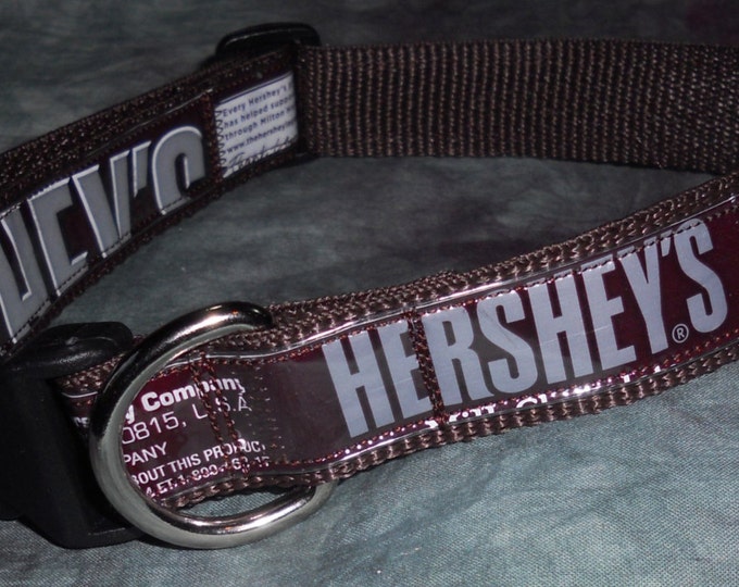 Adjustable Dog Collar From Recycled Hershey's Candy Bar Wrappers - Etsy