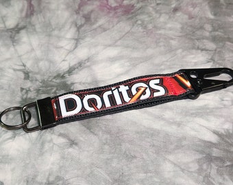 Carabiner KeyChain from Recycled Doritos Nacho Cheese Chip Bags