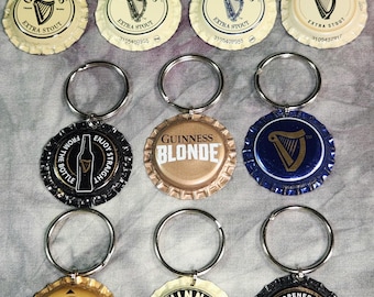 Dog collar "Bling" charms from recycled (USED) Guinness Beer Bottle Caps (Sold Separately)