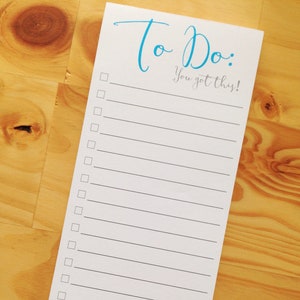 To Do Notepad | Custom notepad | To Do List | Notepad Gifts