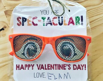 Kids Spec-tacular Valentine Card | Non-Food Valentine (Digital Download)