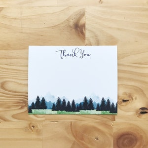 Adventure Awaits Thank You Cards | Adventure Thank You Cards | Wilderness Thank You Card | Instant Download | Baby Boy Thank You Cards