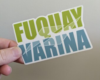 Fuquay-Varina Hometown Pride Vinyl Sticker | 2"x3"
