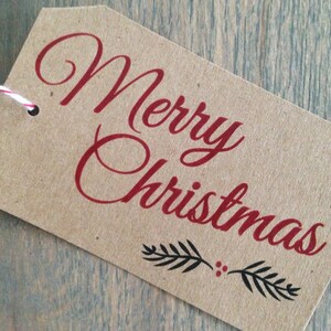 Gift Tags / Christmas Tags / Holiday Tags / Christmas Gift Tags / Merry Christmas Tag image 1