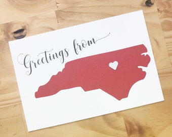 Greetings from NC Postcard | NC Postcard | North Carolina Postcard