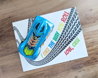 Valentijnskaarten auto | Afdrukbare valentijnskaarten voor kinderen (directe download)