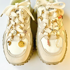 Shoelace Charms, Custom Shoe Charms, Gold Charm, Gems Shoe Accessories For Sneaker Charms, Make Your Own Shoe Jewelry, Birthday Gift For Her