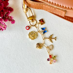 Benutzerdefinierte Taschenanhänger, machen Sie Ihren eigenen Charme Schlüsselanhänger, Gold Taschenanhänger, Auto Schlüsselanhänger, Brieftasche Zubehör, Geldbörse Kettenanhänger, Geburtstagsgeschenk für sie