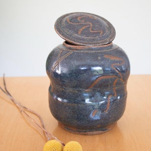 Ceramic Hand Thrown Canister Canister | Studio Pottery