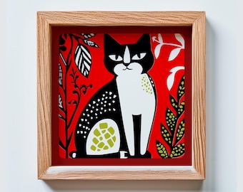 Cat SVG - 3D Layered Multilayer Files for Cricut, Laser, CNC (Digital Download)