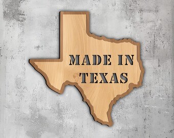 Multilayer Texas 3D Wall Art – CNC Laser Cut, Rustic Decor (svg, dxf, png, eps)