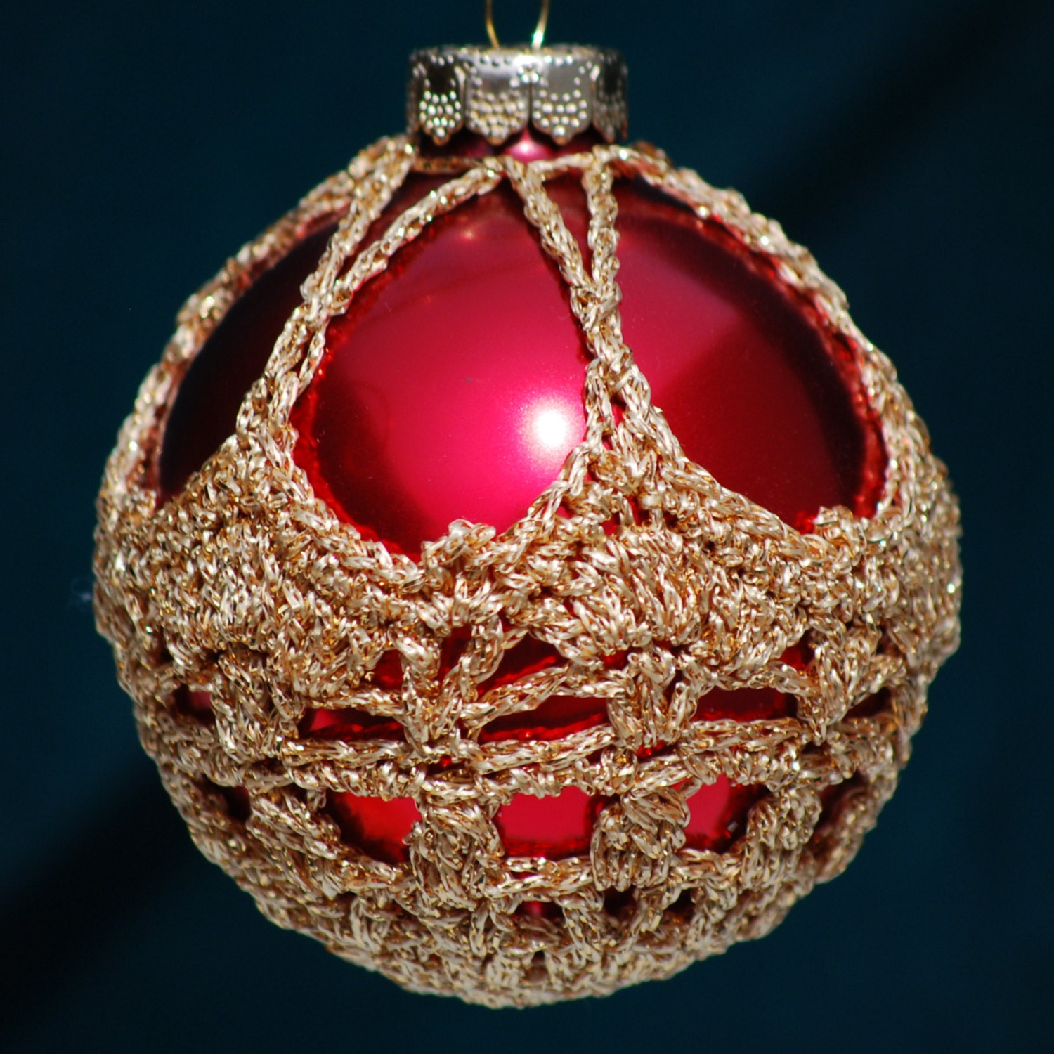 Crochet Christmas Ornament Covers PDF Pattern from Book Etsy España