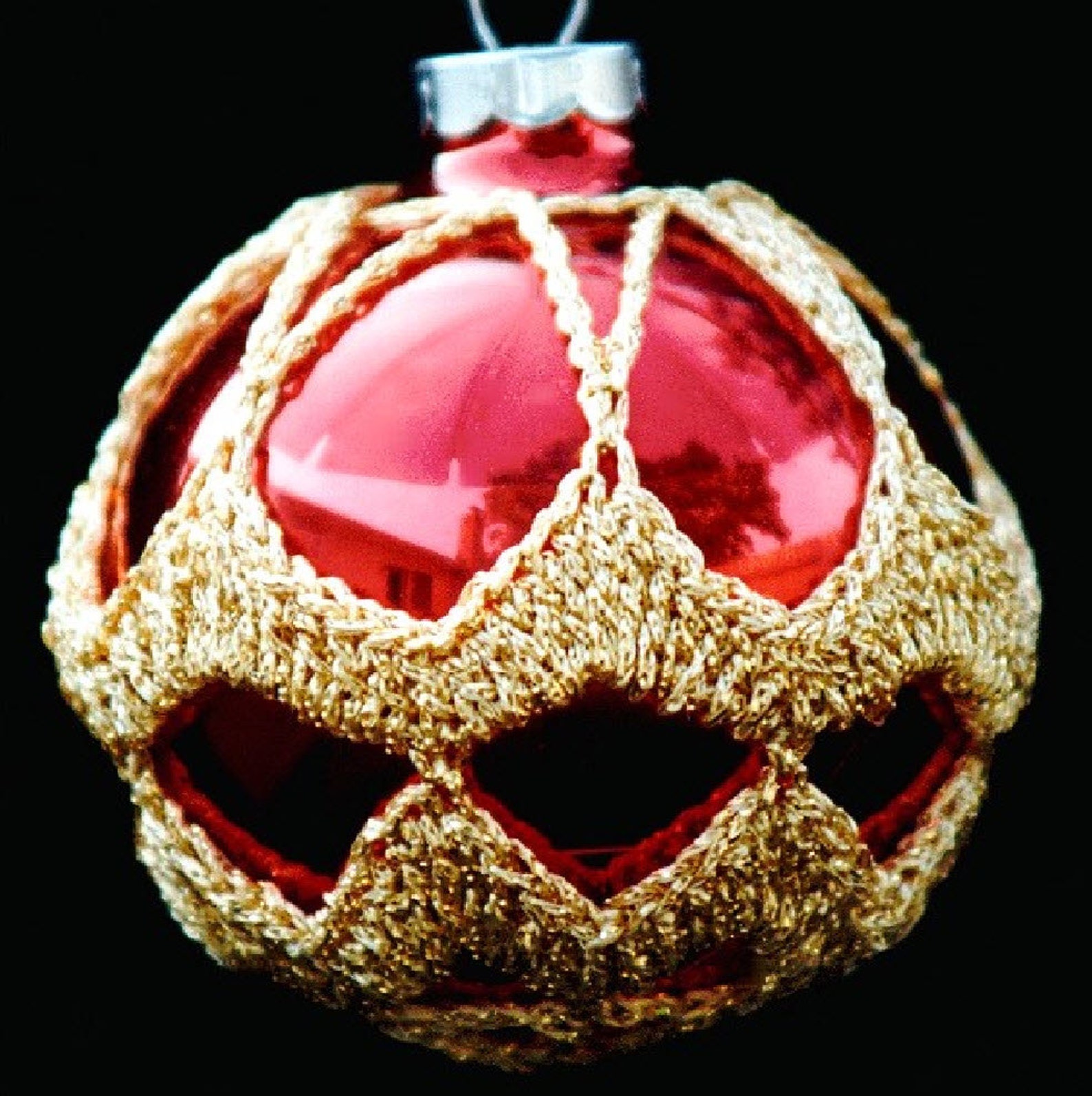 Crochet Christmas Ornament Covers PDF Pattern from Book Etsy