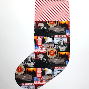 Military Christmas Stocking, Active Duty, Veteran, Retiree, Vet, Overseas Christmas, Deployed