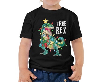 Dinosaur TREE REX Toddler Short Sleeve Tee Shirt 2T 3T 4T 5T Tyrannosaurus Rex