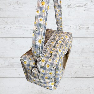Wipe & Go Crossbody Bag - Many FABRICS to CHOOSE FROM - Adjustable Strap - Diaper and Wipe Pouch - Car Stroller Caddy