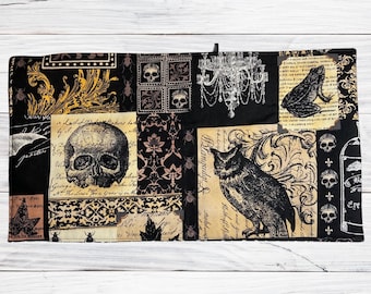 Edgar Allan Poe Book Cover: Gothic Fabric Book Sleeve