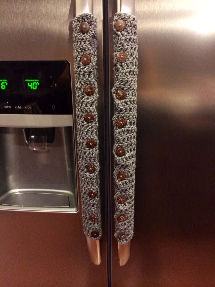 Crocheted Fridge Handle Covers 