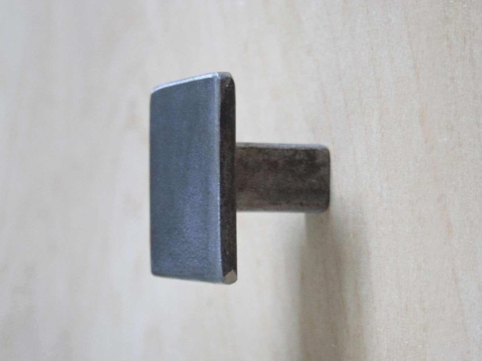 Hand Made Steel Cabinet Drawer Knobs Pulls Industrial Modern Loft Knob ...