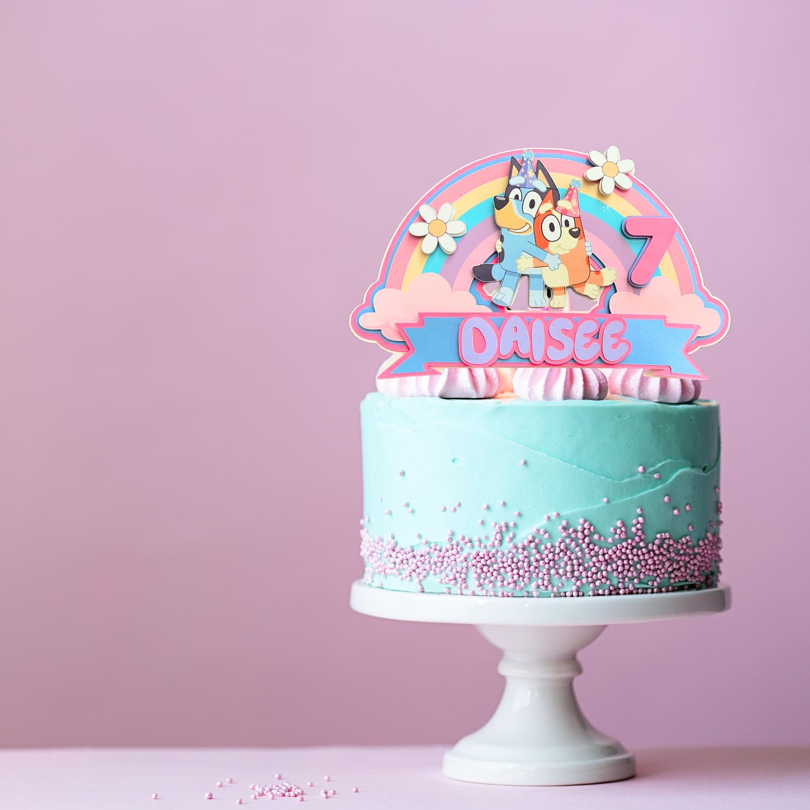 Personalized Bluey Cake topper