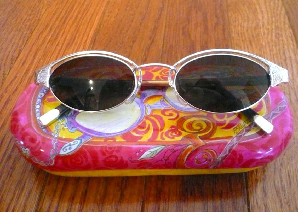 Vintage Sunglasses Brighton Antique Silver Tortoise Shell Etsy